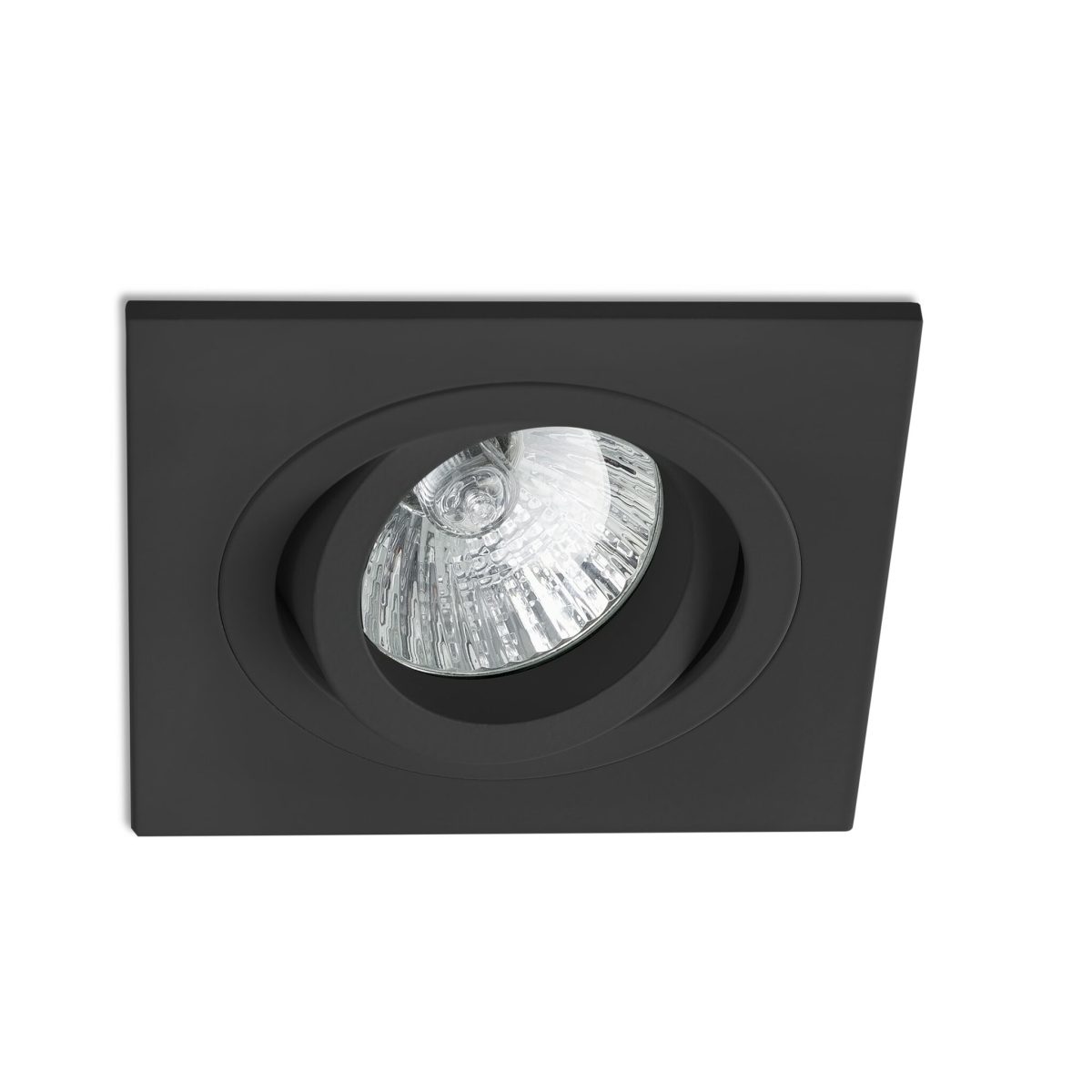 RADÓN-C Foco de Faro. Medidas: L 92 x A 25 x F 92 mm. Color: Negro
