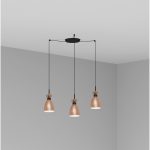 RETRO Colgante de Faro. Medidas: L 115 x A 1740 x F 115 mm. Color: Cobre