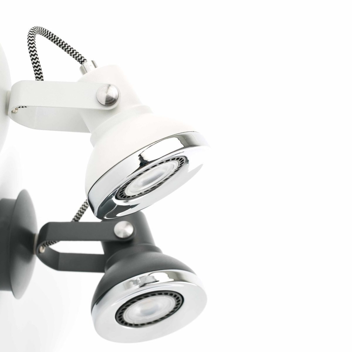 RING LED Aplique de Faro. Medidas: L 85 x A 100 x F 135 mm. Color: Blanco