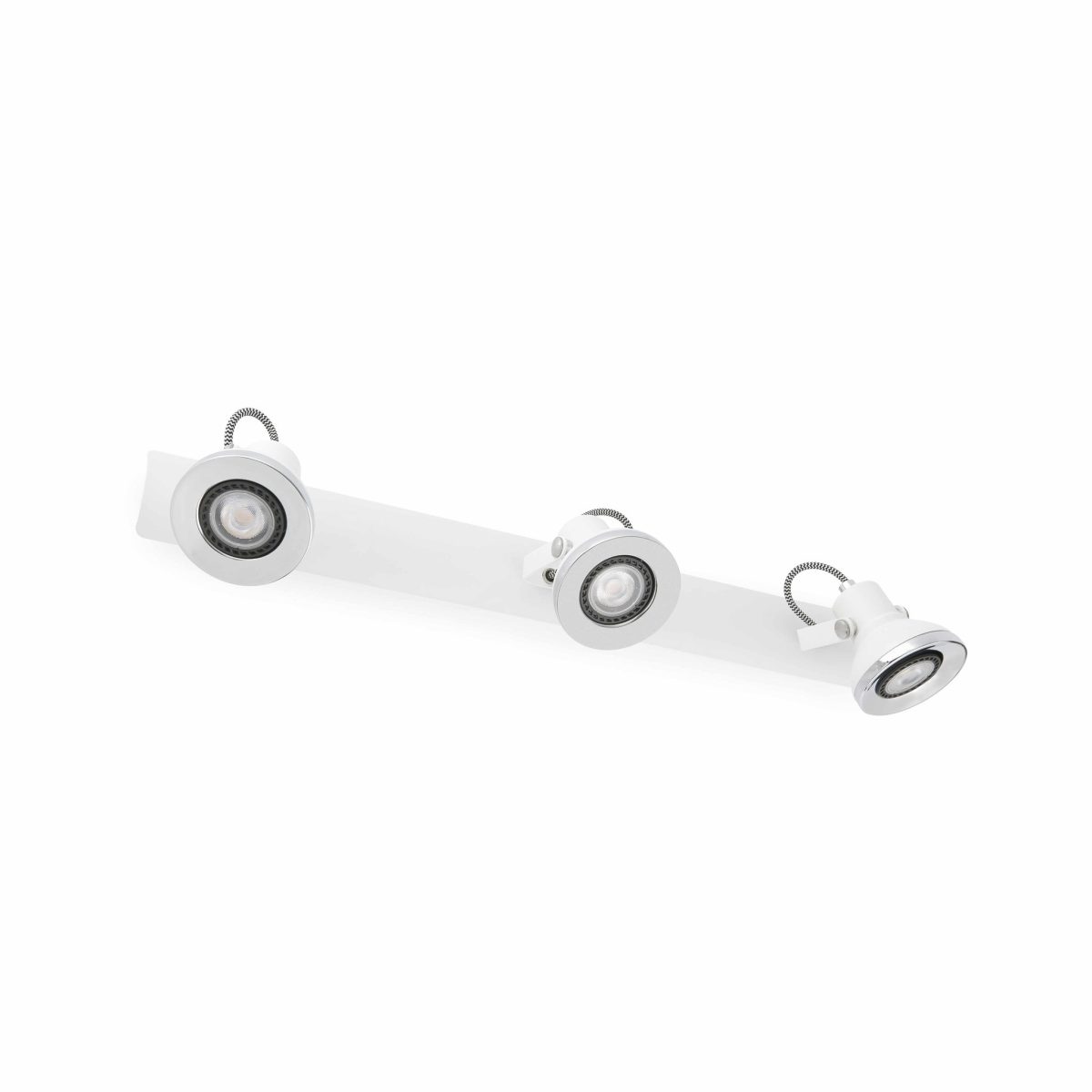 RING LED Aplique de Faro. Medidas: L 585 x A 100 x F 135 mm. Color: Blanco