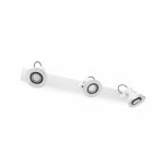 RING LED Aplique de Faro. Medidas: L 585 x A 100 x F 135 mm. Color: Blanco