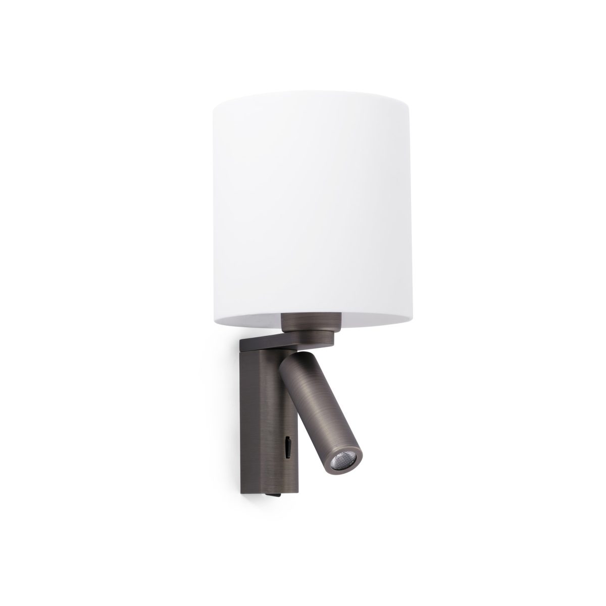 ROB Aplique de Faro. Medidas: Ø 150 x L 150 x A 295 x F 155 mm. Color: Bronce