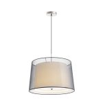 SABA Colgante de Faro. Medidas: Ø 470 x L 470 x A 1700 x F 470 mm. Color: Niquel