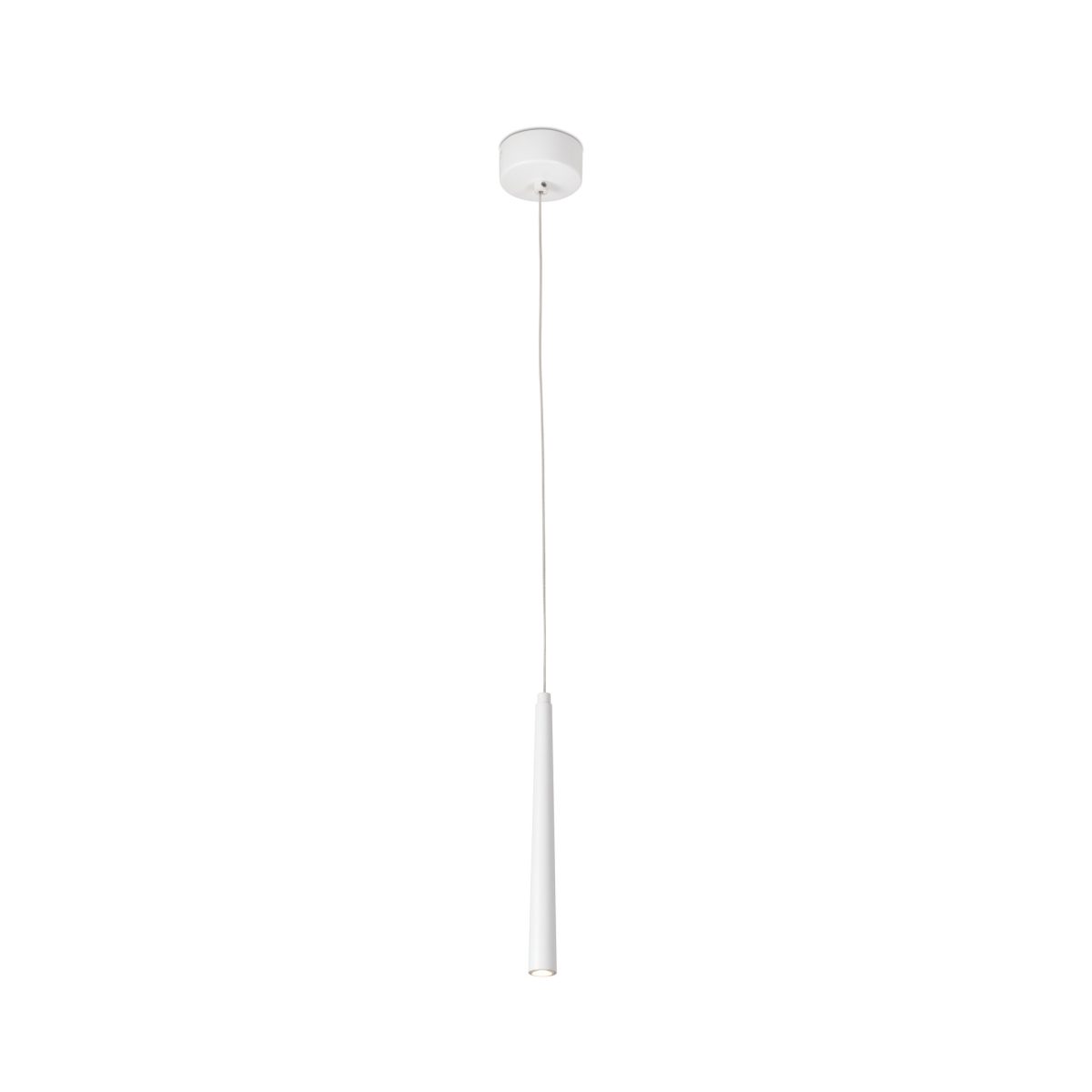 SABI Colgante de Faro. Medidas: Ø 25 x L 25 x A 1450 x F 25 mm. Color: Blanco