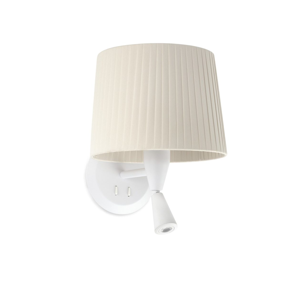 SAMBA Aplique de Faro. Medidas: L 215 x A 290 x F 260 mm. Color: Blanco