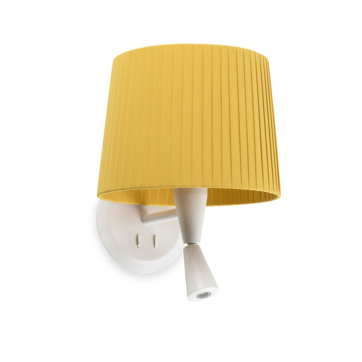SAMBA Aplique de Faro. Medidas: L 215 x A 290 x F 260 mm. Color: Blanco