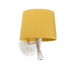 SAMBA Aplique de Faro. Medidas: L 215 x A 290 x F 260 mm. Color: Blanco