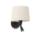 SAMBA Aplique de Faro. Medidas: L 215 x A 290 x F 250 mm. Color: Negro