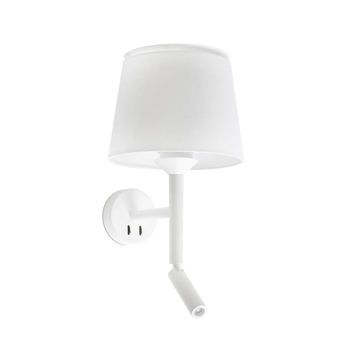 SAVOY Aplique de Faro. Medidas: L 230 x A 499 x F 265 mm. Color: Blanco