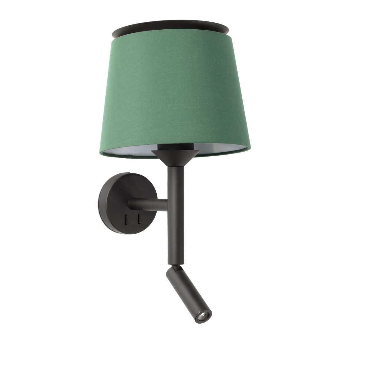 SAVOY Aplique de Faro. Medidas: L 230 x A 499 x F 265 mm. Color: Negro