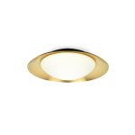 SIDE LED Aplique de Faro. Medidas: Ø 390 x L 390 x A 110 x F 390 mm. Color: Negro