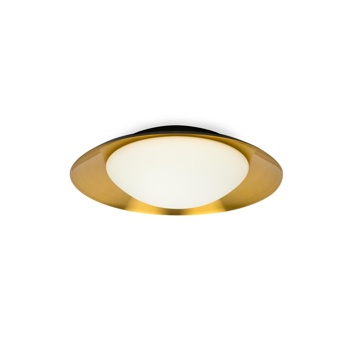 SIDE LED Aplique de Faro. Medidas: Ø 390 x L 390 x A 110 x F 390 mm. Color: Negro
