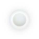 SIDE LED Aplique de Faro. Medidas: Ø 450 x L 450 x A 120 x F 450 mm. Color: Blanco