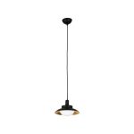 SIDE LED Colgante de Faro. Medidas: Ø 200 x L 200 x A 1500 x F 200 mm. Color: Negro