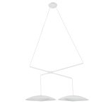 SLIM LED Colgante de Faro. Medidas: L 800 x A 1500 x F 400 mm. Color: Blanco