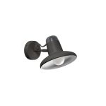 SNAP Aplique de Faro. Medidas: L 185 x A 140 x F 250 mm. Color: Gris