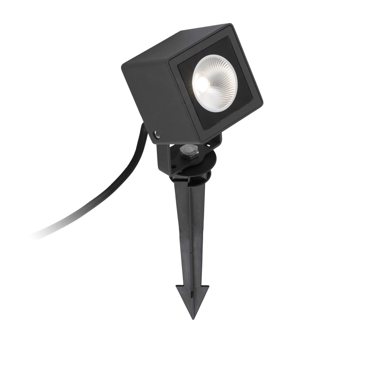 SOBEK LED Aplique de Faro. Medidas: L 80 x A 330 x F 70 mm. Color: Gris