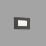 SPARK Foco de Faro. Medidas: L 65 x A 75 x F 108 mm. Color: Gris