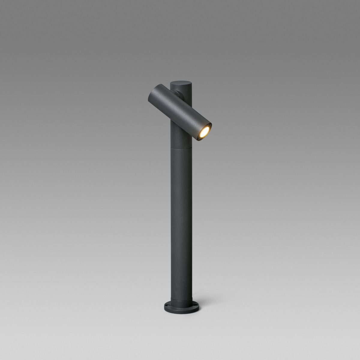 SPY Pie de Faro. Medidas: L 65 x A 435 x F 40 mm. Color: Gris