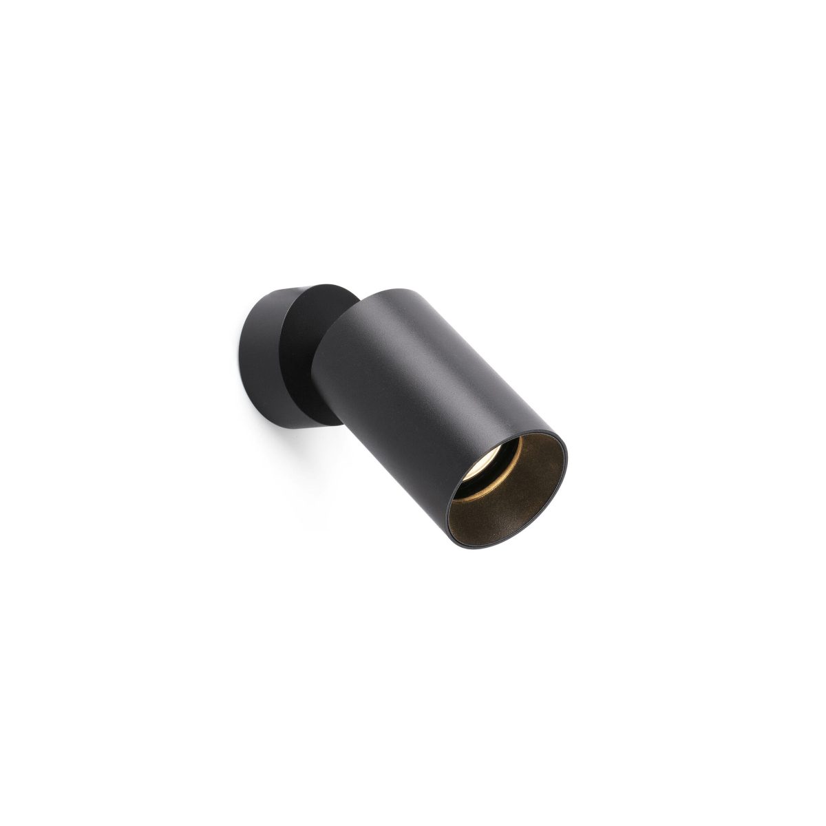 STAN Aplique de Faro. Medidas: Ø 60 x L 60 x A 150 x F 150 mm. Color: Negro