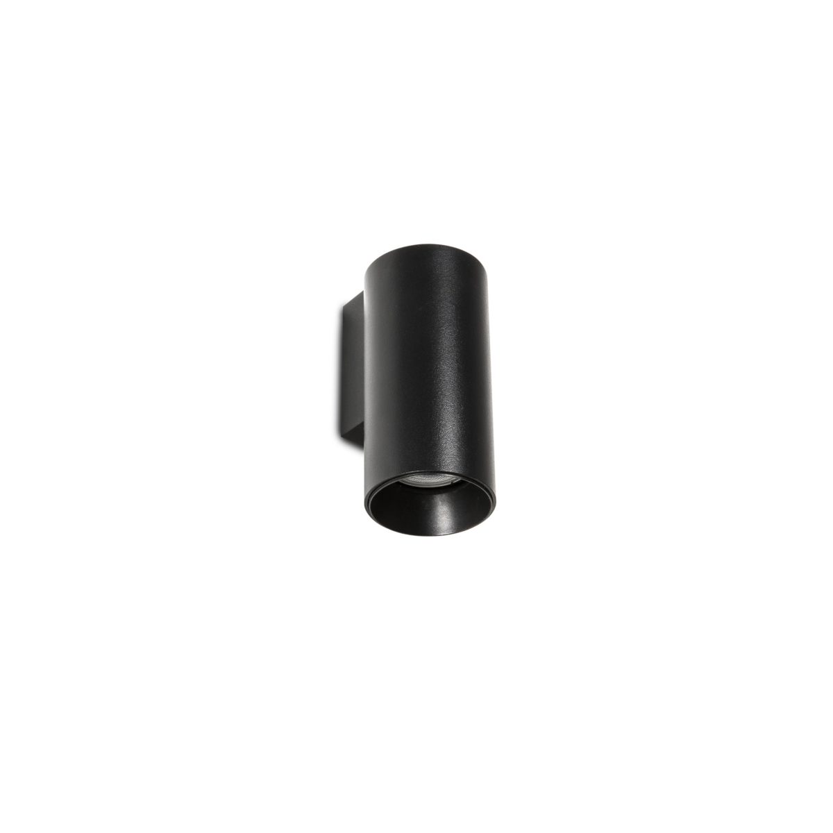 STAN Aplique de Faro. Medidas: Ø 60 x L 60 x A 125 x F 72 mm. Color: Negro