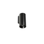 STAN Aplique de Faro. Medidas: Ø 60 x L 60 x A 125 x F 72 mm. Color: Negro