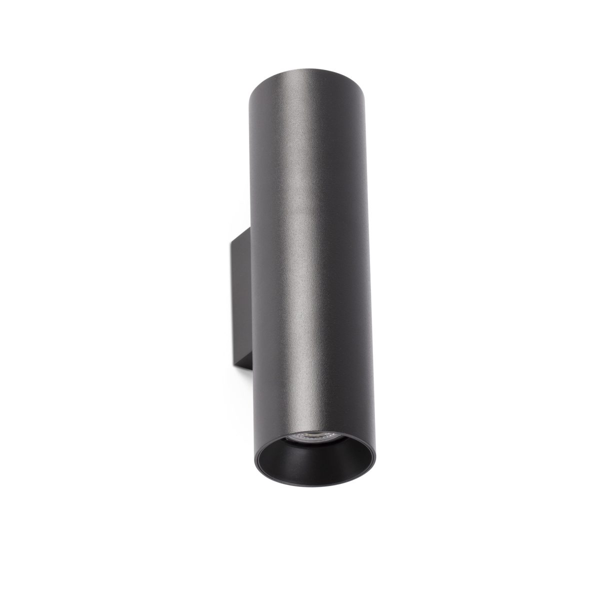 STAN Aplique de Faro. Medidas: Ø 60 x L 60 x A 225 x F 72 mm. Color: Negro