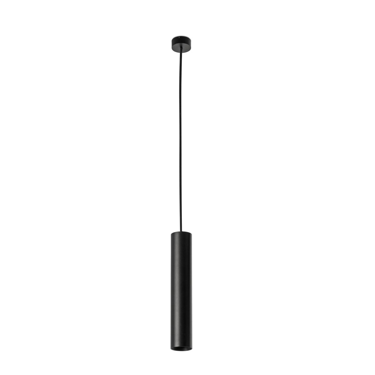 STAN Colgante de Faro. Medidas: Ø 60 x L 60 x A 1830 x F 60 mm. Color: Negro