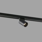 STAN LED Foco de carril de Faro. Medidas: L 60 x A 160 x F 100 mm. Color: Negro
