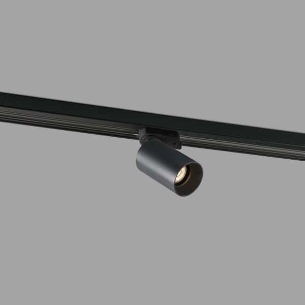 STAN LED Foco de carril de Faro. Medidas: L 60 x A 160 x F 100 mm. Color: Negro