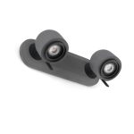 STONE Aplique de Faro. Medidas: L 280 x A 135 x F 130 mm. Color: Gris