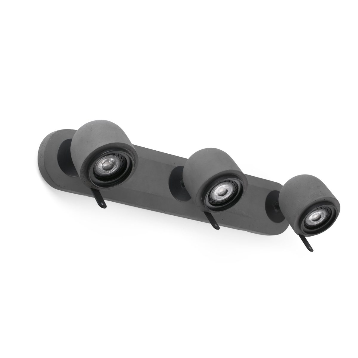 STONE Aplique de Faro. Medidas: L 480 x A 135 x F 130 mm. Color: Gris
