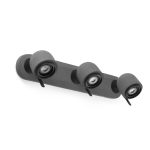 STONE Aplique de Faro. Medidas: L 480 x A 135 x F 130 mm. Color: Gris