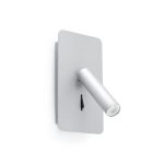 SUAU LED Aplique de Faro. Medidas: L 95 x A 170 x F 140 mm. Color: Gris