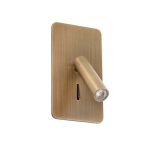 SUAU LED Foco de Faro. Medidas: L 95 x A 170 x F 155 mm. Color: Bronce