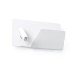 SUAU USB Aplique de Faro. Medidas: L 280 x A 155 x F 120 mm. Color: Blanco