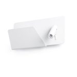 SUAU USB Aplique de Faro. Medidas: L 280 x A 155 x F 120 mm. Color: Blanco