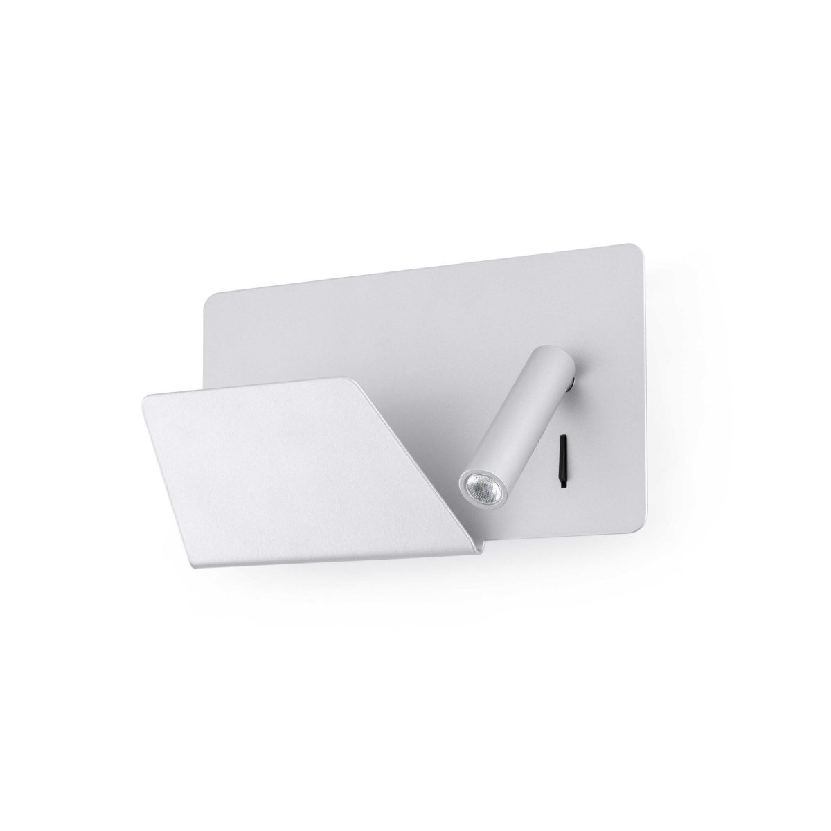 SUAU USB Aplique de Faro. Medidas: L 280 x A 155 x F 120 mm. Color: Gris