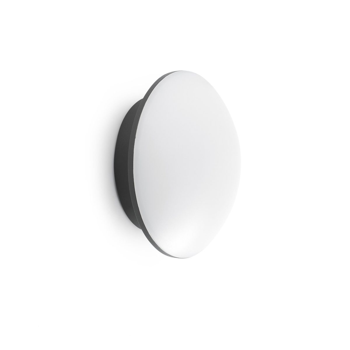 SUN LED Aplique de Faro. Medidas: L 140 x A 140 x F 7.5 mm. Color: Gris
