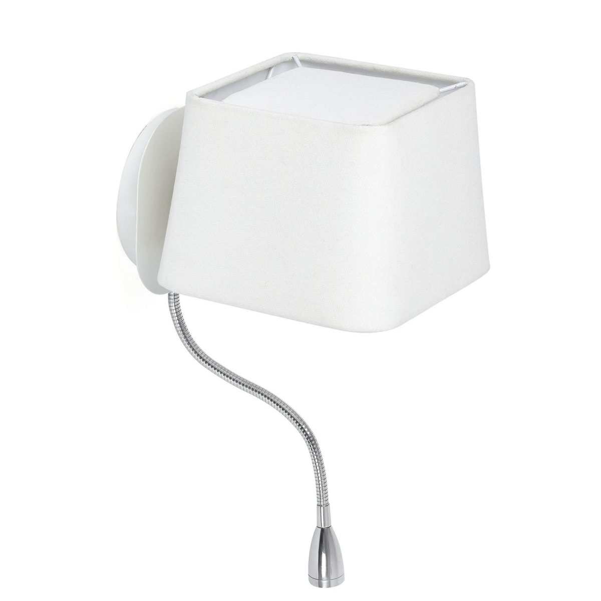SWEET Aplique de Faro. Medidas: L 200 x A 450 x F 245 mm. Color: Blanco
