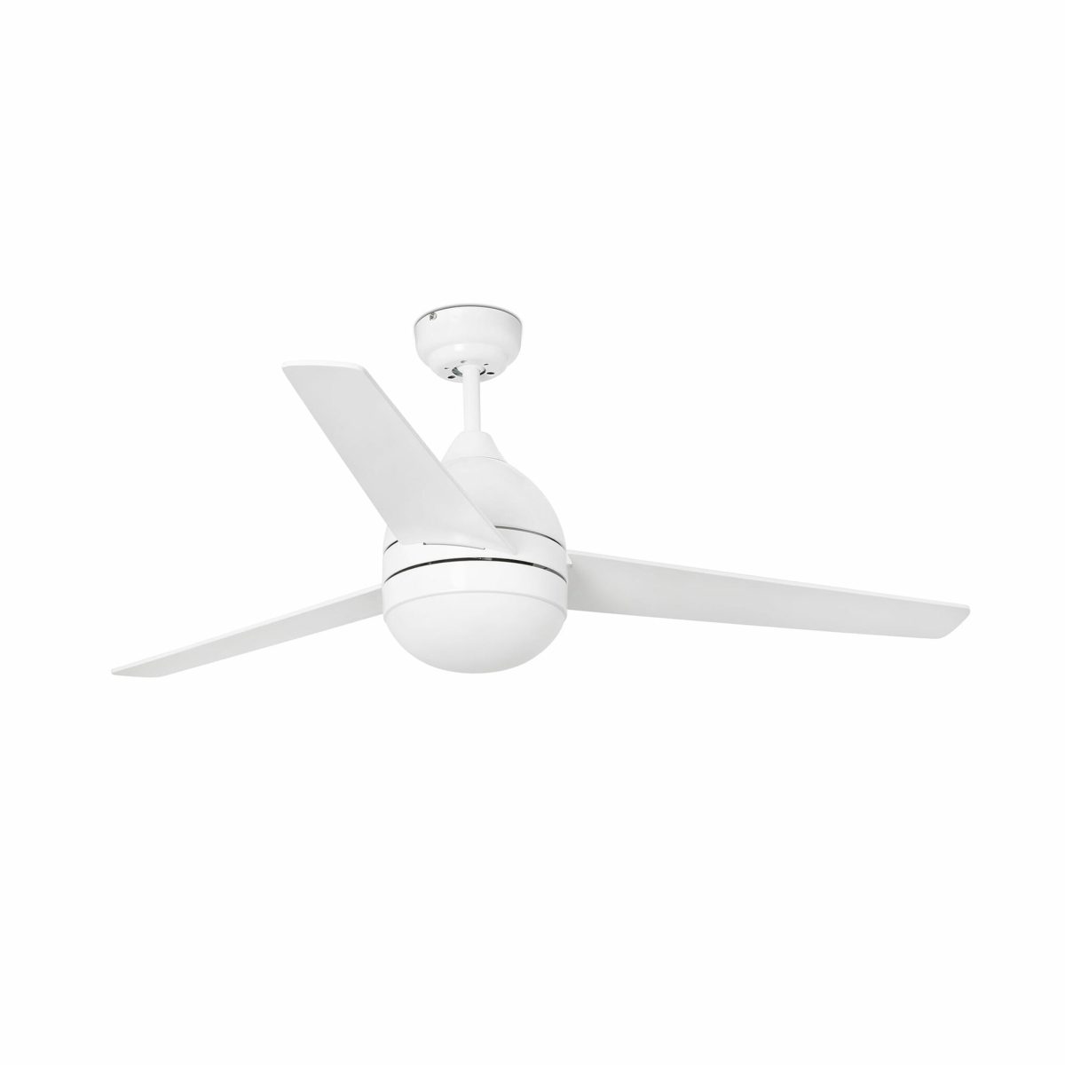 TABARCA Ventilador de techo con luz de Faro. Medidas: Ø 1320 x L 1320 x A 450 x F 1320 mm. Color: Blanco