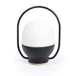 TAKE AWAY LED Sobremesa de Faro. Medidas: L 147 x A 200 x F 118 mm. Color: Negro