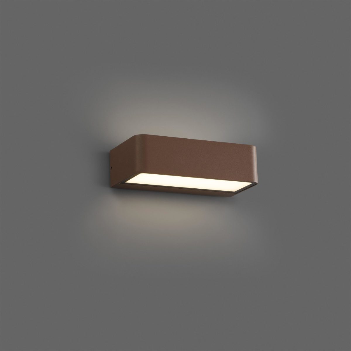 TAKUA LED Aplique de Faro. Medidas: L 200 x A 55 x F 103 mm. Color: Óxido