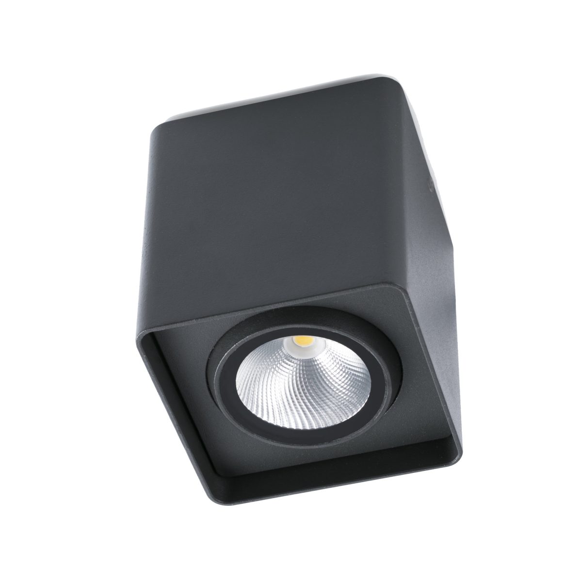 TAMI LED Plafón de Faro. Medidas: L 90 x A 100 x F 90 mm. Color: Gris