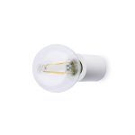 TEN Aplique de Faro. Medidas: Ø 60 x L 60 x A 70 x F 60 mm. Color: Blanco