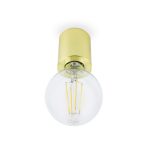 TEN Aplique de Faro. Medidas: Ø 60 x L 60 x A 70 x F 60 mm. Color: Oro