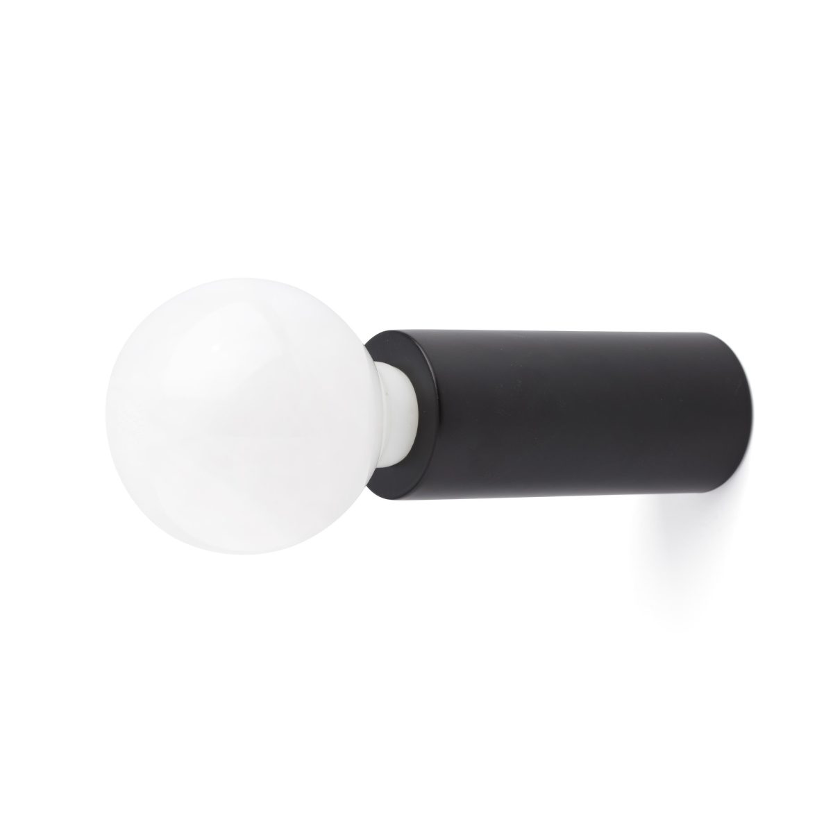 TEN Sobremesa de Faro. Medidas: Ø 60 x L 60 x A 60 x F 140 mm. Color: Negro