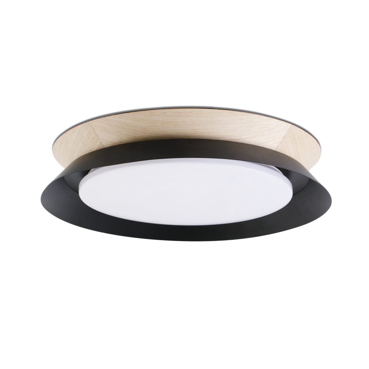 TENDER LED Aplique de Faro. Medidas: Ø 450 x L 450 x A 82 x F 450 mm. Color: Negro