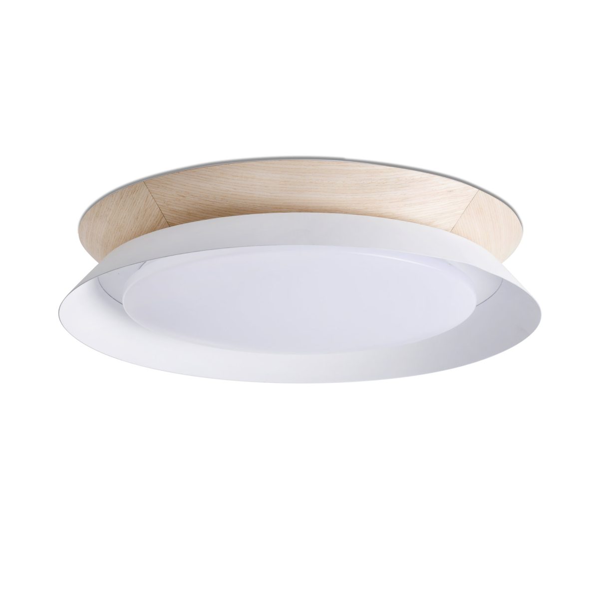 TENDER LED Aplique de Faro. Medidas: Ø 450 x L 450 x A 82 x F 450 mm. Color: Blanco