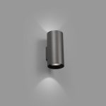 THON Aplique de Faro. Medidas: L 140 x A 300 x F 175 mm. Color: Gris